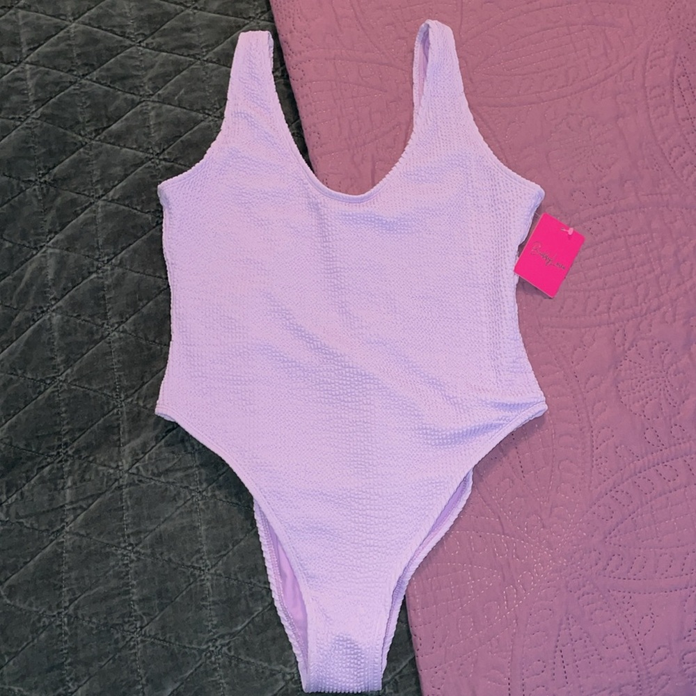 Buddy Love Carly One Piece Swimsuit Lavender